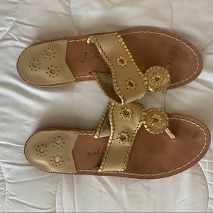 Jack Rogers Nude gold 9